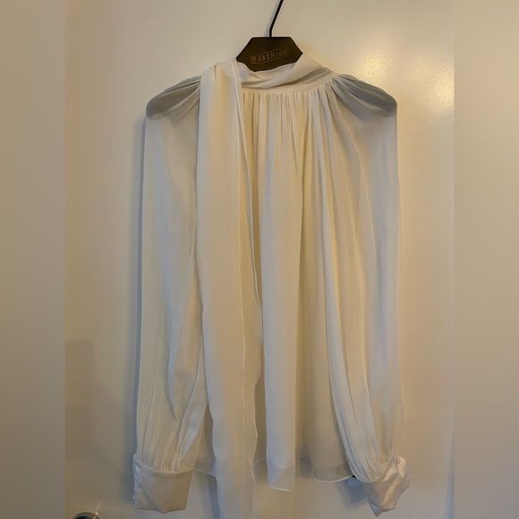 White silk blouse - Picture 6 of 6
